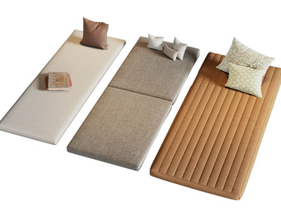 现代飘窗垫 沙发垫 坐垫3d模型 现代飘窗垫 沙发垫 坐垫