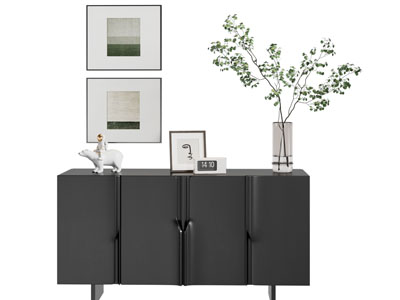 现代玄关柜 边柜3d模型 现代玄关柜 边柜