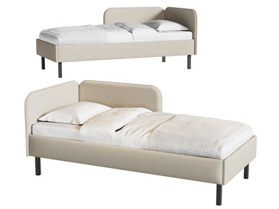 现代儿童单人床