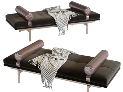 现代轻奢沙发凳子 床尾凳