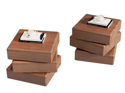 现代实木床头柜