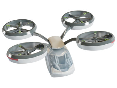 现代四轴飞行器 运输机 飞机