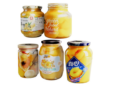 现代水果罐头 水果食物