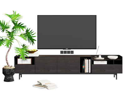 现代中古风电视柜 电视