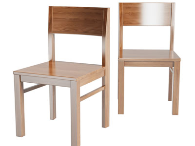 现代实木休闲椅子 餐椅