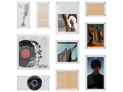 现代亚克力装饰挂画 墙饰3d模型 现代亚克力装饰挂画 墙饰