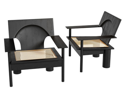 侘寂风休闲椅子