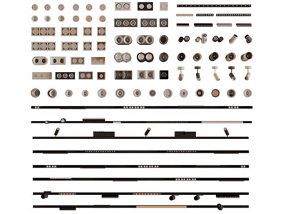 现代筒灯射灯 轨道磁吸灯3d模型 现代筒灯射灯 轨道磁吸灯
