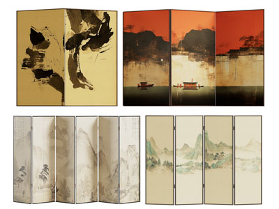 新中式屏风