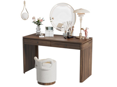 现代中古风化妆 梳妆台3d模型 现代中古风化妆 梳妆台