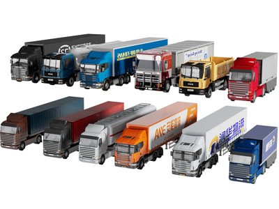 现代物流卡车 货车 汽车