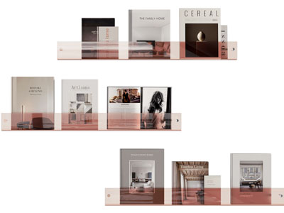 现代墙面亚克力书刊杂志收纳架 墙饰3d模型 现代墙面亚克力书刊杂志收纳架 墙饰