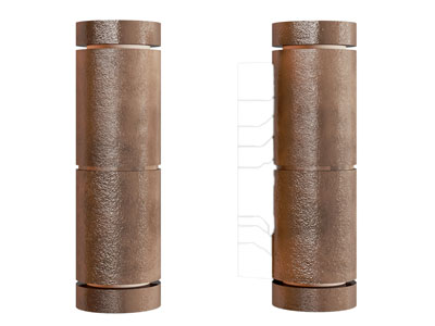 侘寂古铜色壁灯3d模型 侘寂古铜色壁灯