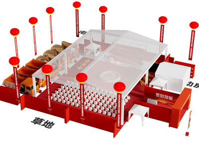 现代开工仪式 奠基仪式 户外活动3d模型 现代开工仪式 奠基仪式 户外活动