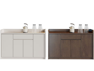 现代中古风餐边柜