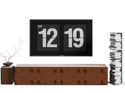 侘寂风中古风电视柜 电视