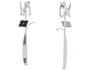现代太阳能路灯3d模型 现代太阳能路灯