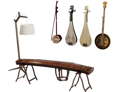 新中式古筝 琵琶 乐器