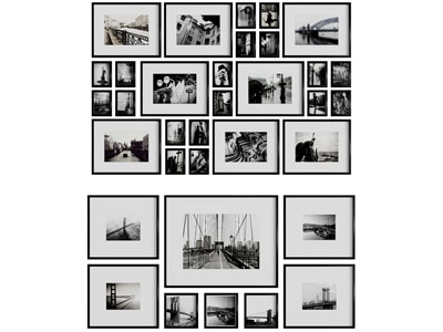 现代黑白装饰挂画3d模型 现代黑白装饰挂画