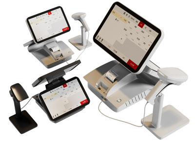 现代收银机 商业设备3d模型 现代收银机 商业设备