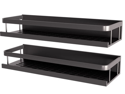 现代墙面置物架