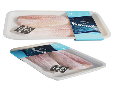 现代盒装生鱼片 三文鱼 鱼片