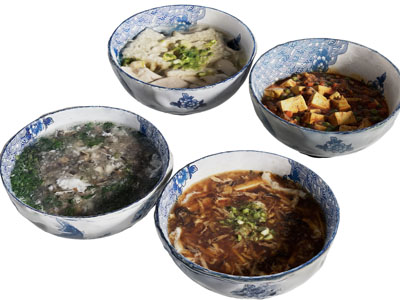 现代碗装食物 中餐