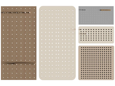 现代墙面洞洞眼板 墙饰3d模型 现代墙面洞洞眼板 墙饰