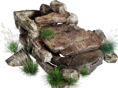 现代景观石头 岩石