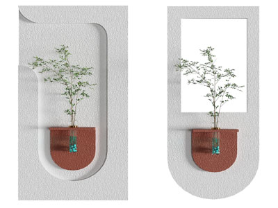 现代墙饰挂件3d模型 现代墙饰挂件