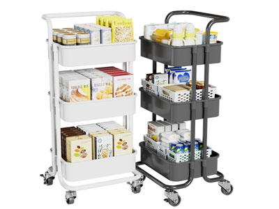 现代零食收纳架 小推车