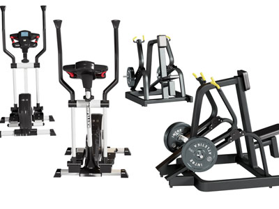 现代跑步机 健身器材 体育设备