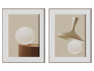 现代装饰挂画3d模型 现代装饰挂画