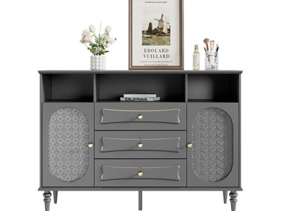 法式玄关柜 边柜3d模型 法式玄关柜 边柜