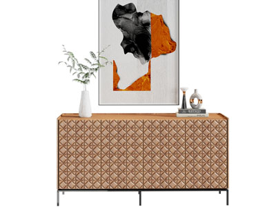 现代玄关柜 边柜3d模型 现代玄关柜 边柜