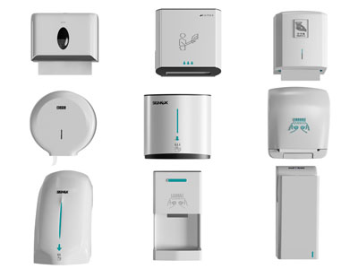 现代干手机 厕纸 烘干机 吹干机 洗手液瓶