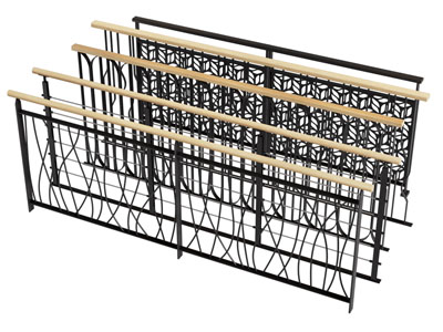 现代铁艺栏杆 围栏 护栏