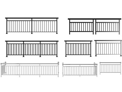 现代金属栏杆 围栏 扶手