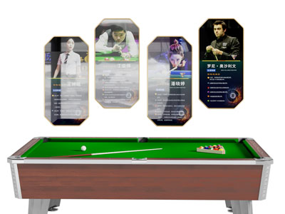 现代台球桌 台球室装饰挂画3d模型 现代台球桌 台球室装饰挂画