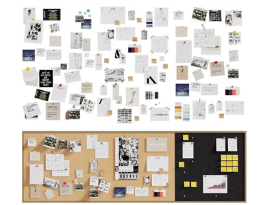 现代便签墙 墙饰挂件3d模型 现代便签墙 墙饰挂件