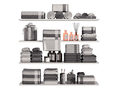 现代毛巾卷 卫浴小件