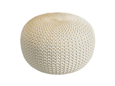 现代编织坐垫 沙发垫3d模型 现代编织坐垫 沙发垫