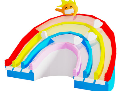 现代儿童游乐设备3d模型 现代儿童游乐设备