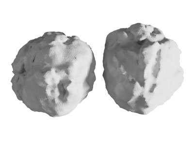 现代雪球 雪块3d模型 现代雪球 雪块