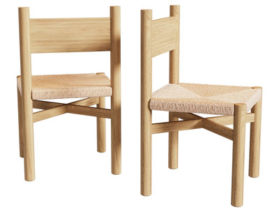 现代实木休闲椅子 餐椅