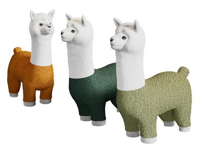 现代羊驼 玩偶 儿童玩具3d模型 现代羊驼 玩偶 儿童玩具