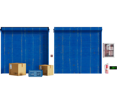 现代仓库门 车库门 卷闸门 防盗门 消防门 大门