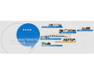 现代校园文化墙 展览展示墙3d模型 现代校园文化墙 展览展示墙