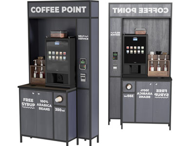 现代商业设备 咖啡自助售卖机