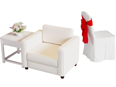 现代奶油风单人沙发 餐椅